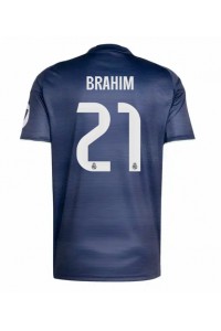 Real Madrid Brahim Diaz #21 Jalkapallovaatteet Vieraspaita 2025-26 Lyhythihainen